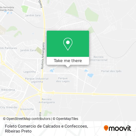 Foleto Comercio de Calcados e Confeccoes map