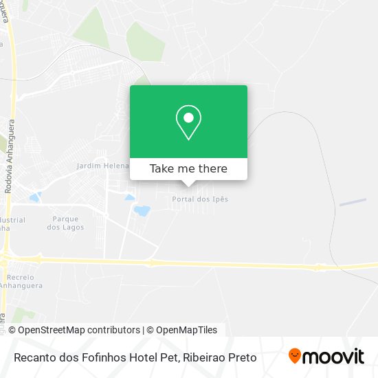 Recanto dos Fofinhos Hotel Pet map
