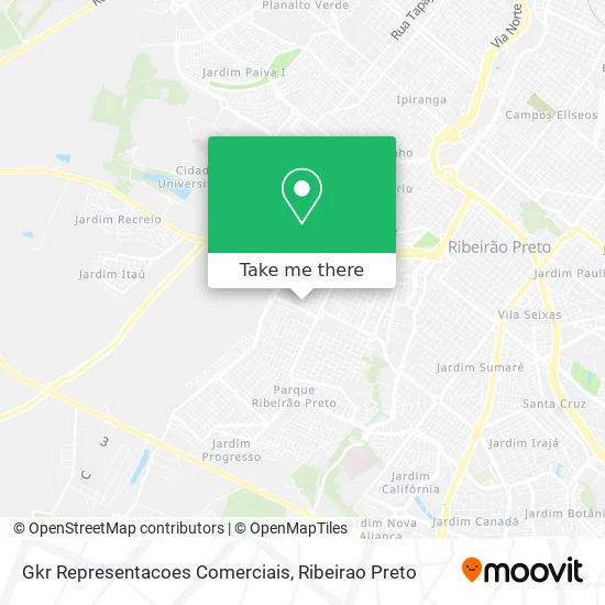 Gkr Representacoes Comerciais map