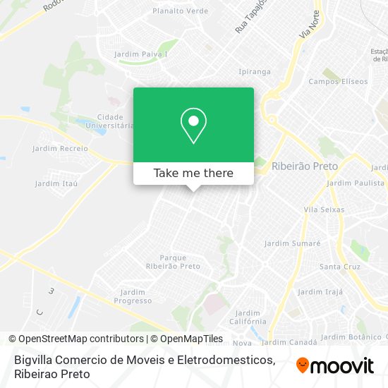Bigvilla Comercio de Moveis e Eletrodomesticos map