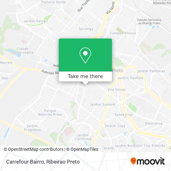 Carrefour Bairro map