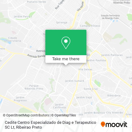 Cedite Centro Especializado de Diag e Terapeutico SC Lt map