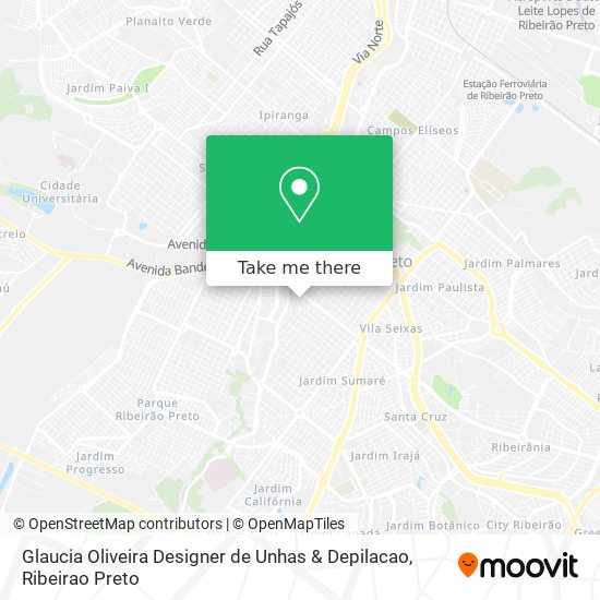 Glaucia Oliveira Designer de Unhas & Depilacao map