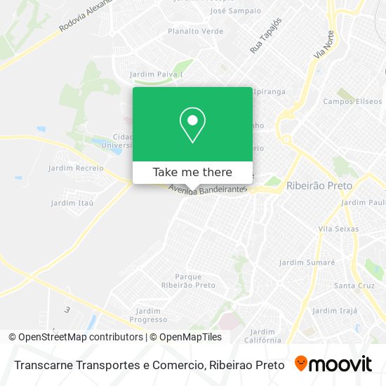 Transcarne Transportes e Comercio map