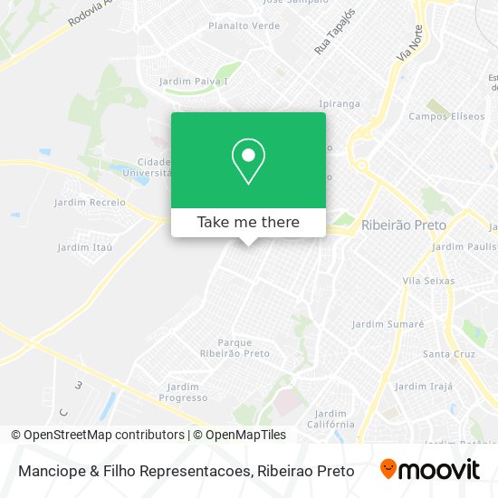 Manciope & Filho Representacoes map