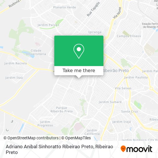 Adriano Anibal Sinhoratto Ribeirao Preto map