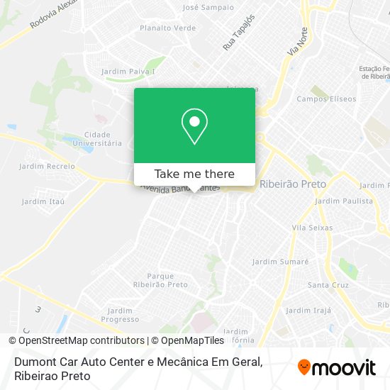 Dumont Car Auto Center e Mecânica Em Geral map