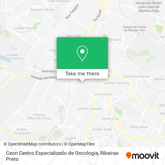 Ceon Centro Especializado de Oncologia map