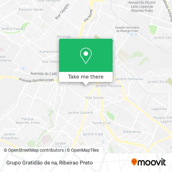 Grupo Gratidão de na map