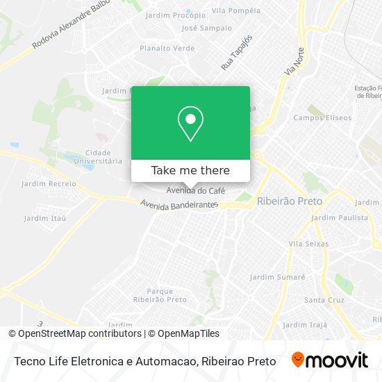 Mapa Tecno Life Eletronica e Automacao