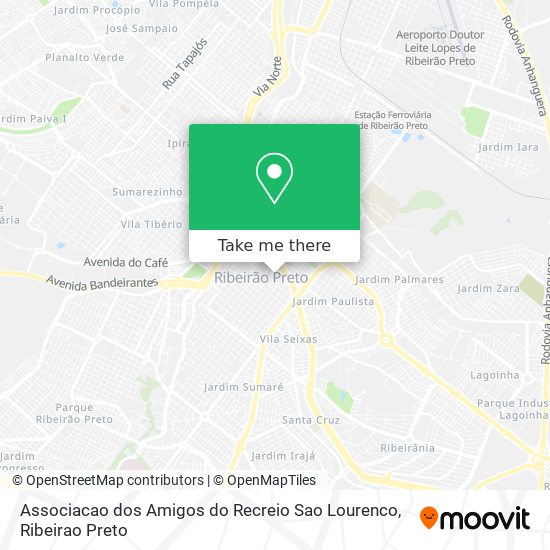 Associacao dos Amigos do Recreio Sao Lourenco map