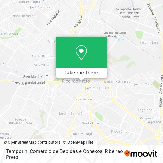 Temporini Comercio de Bebidas e Conexos map