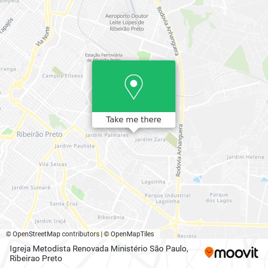 Igreja Metodista Renovada Ministério São Paulo map