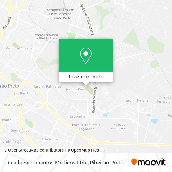 Riaade Suprimentos Médicos Ltda map