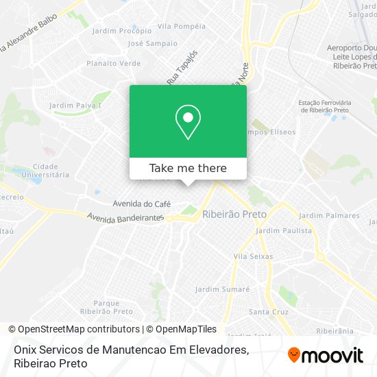 Onix Servicos de Manutencao Em Elevadores map