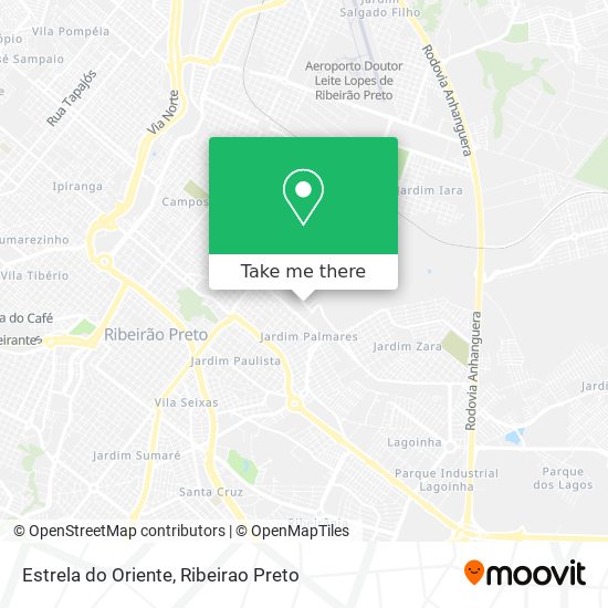 Estrela do Oriente map