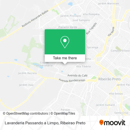 Lavanderia Passando a Limpo map