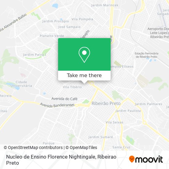 Nucleo de Ensino Florence Nightingale map