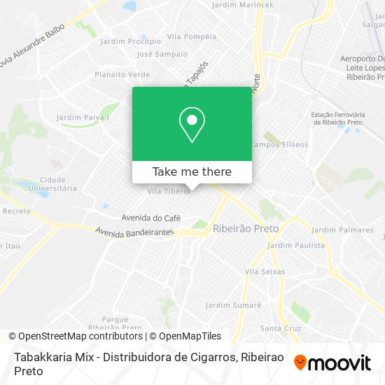 Tabakkaria Mix - Distribuidora de Cigarros map