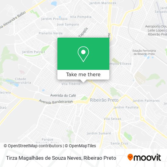 Tirza Magalhães de Souza Neves map