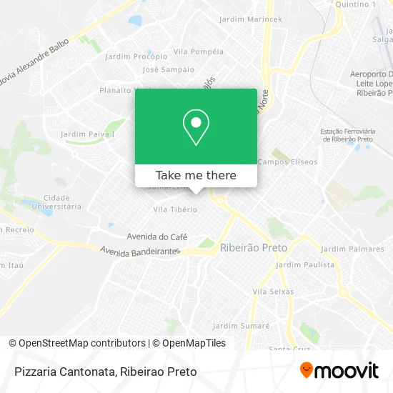 Pizzaria Cantonata map