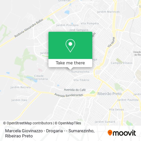 Marcela Giovinazzo - Drogaria - - Sumarezinho map