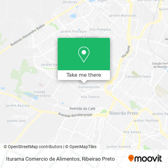 Iturama Comercio de Alimentos map