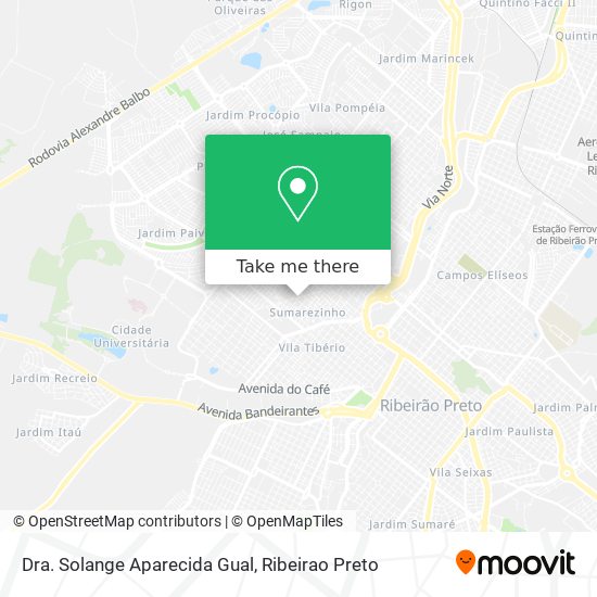 Dra. Solange Aparecida Gual map