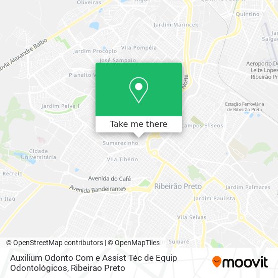 Auxilium Odonto Com e Assist Téc de Equip Odontológicos map