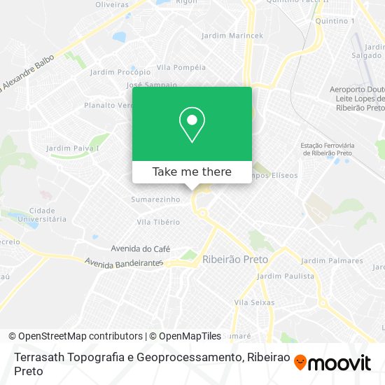 Mapa Terrasath Topografia e Geoprocessamento