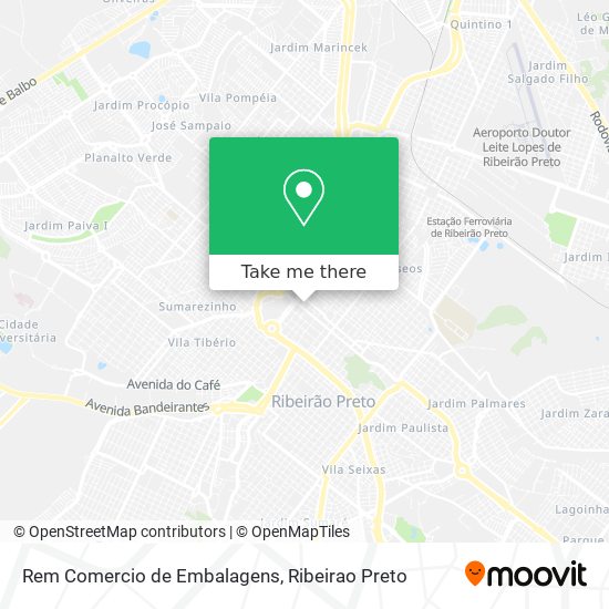 Rem Comercio de Embalagens map