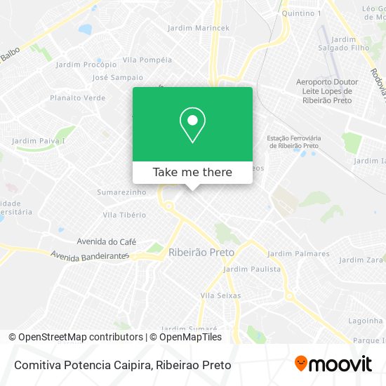 Comitiva Potencia Caipira map