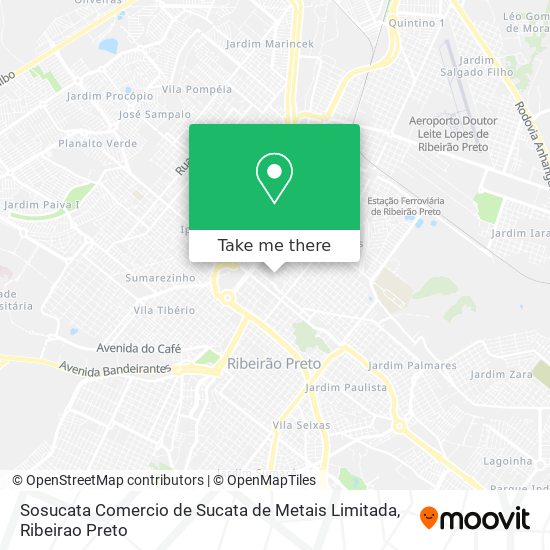 Sosucata Comercio de Sucata de Metais Limitada map