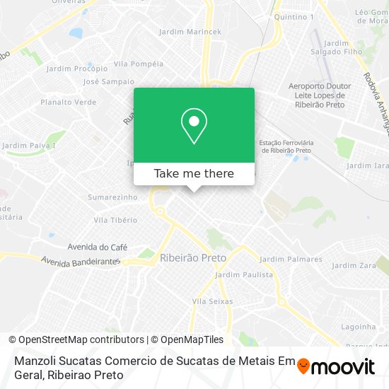 Manzoli Sucatas Comercio de Sucatas de Metais Em Geral map