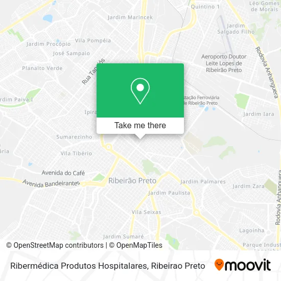 Ribermédica Produtos Hospitalares map