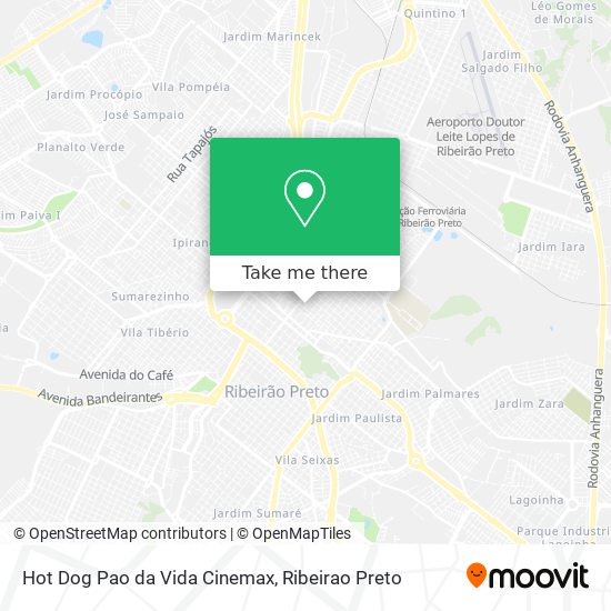 Hot Dog Pao da Vida Cinemax map