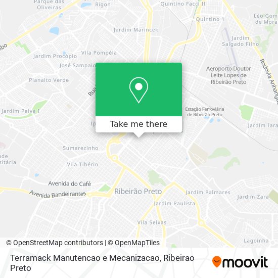Terramack Manutencao e Mecanizacao map