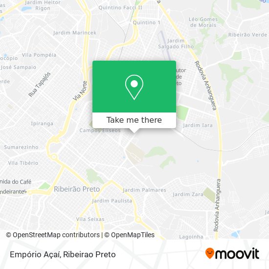 Empório Açaí map