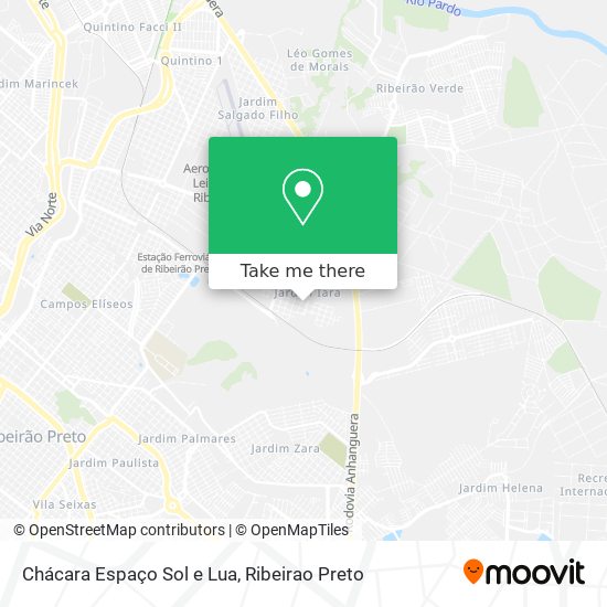 Chácara Espaço Sol e Lua map