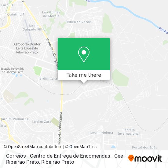 Correios - Centro de Entrega de Encomendas - Cee Ribeirao Preto map