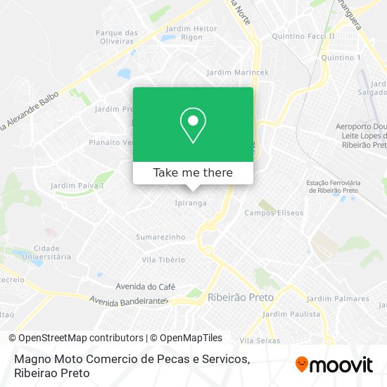 Magno Moto Comercio de Pecas e Servicos map