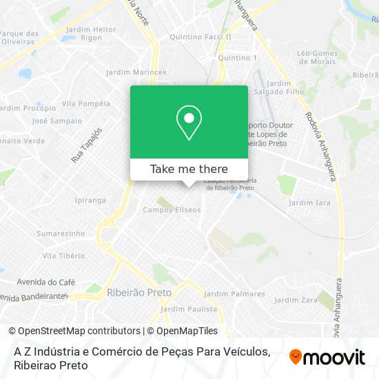 A Z Indústria e Comércio de Peças Para Veículos map