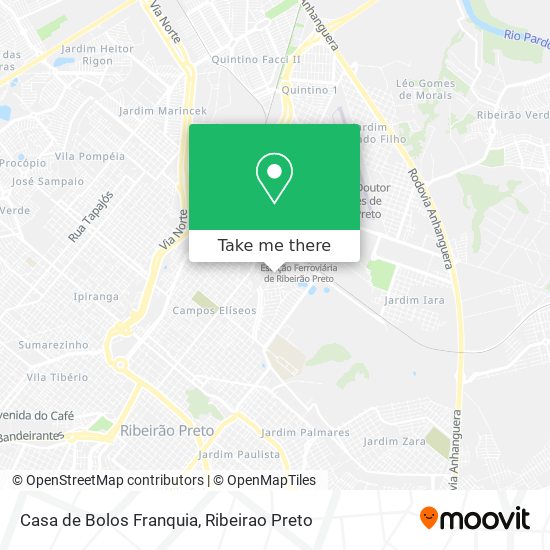 Casa de Bolos Franquia map