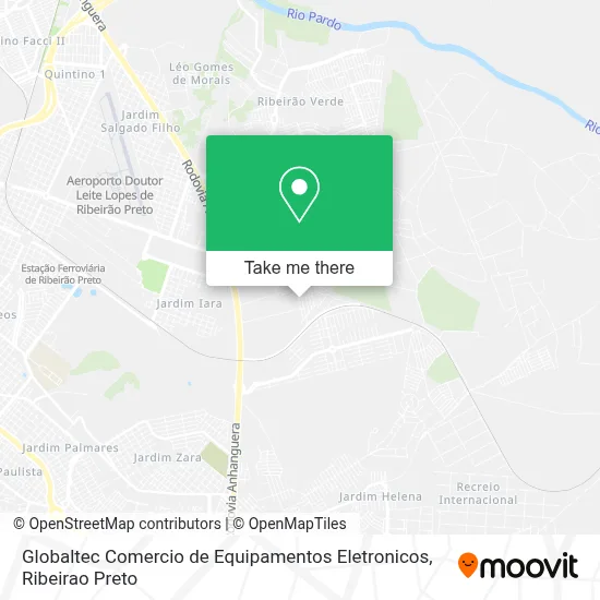 Globaltec Comercio de Equipamentos Eletronicos map
