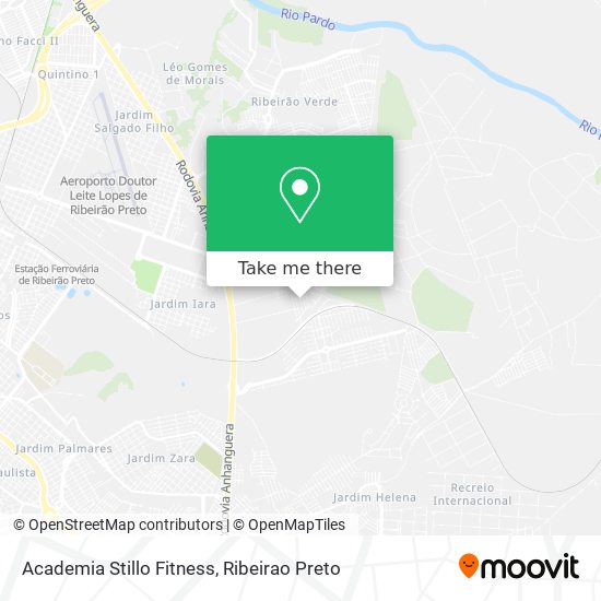 Mapa Academia Stillo Fitness