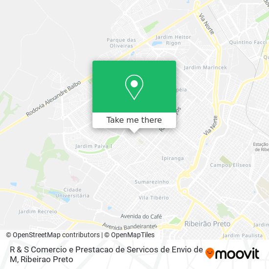 Mapa R & S Comercio e Prestacao de Servicos de Envio de M