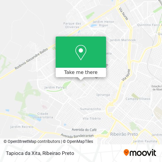 Tapioca da Xita map