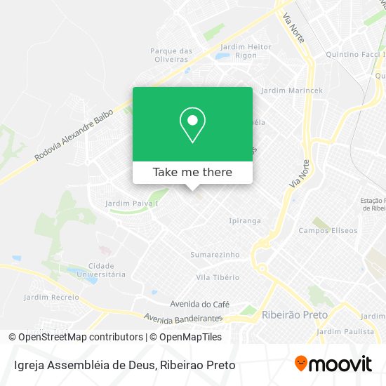 Igreja Assembléia de Deus map