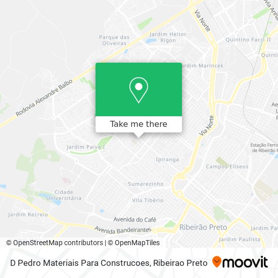 Mapa D Pedro Materiais Para Construcoes