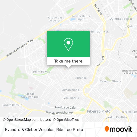 Mapa Evandro & Cleber Veiculos